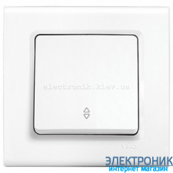 Выключатель проходной одноклавишный VIKO Linnera Белый