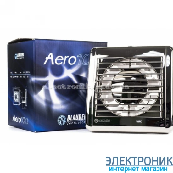 BLAUBERG AERO Chrome 125 - вытяжной вентилятор