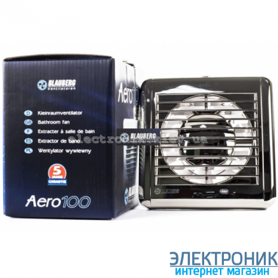 BLAUBERG AERO Chrome 100 – витяжний вентилятор